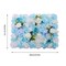 6 Pcs 24'' x 16'' Blue Artificial Flower Wall Panels Wedding Party Floral Decor